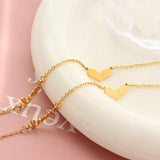 18K Love Heart Anklet Leg Chain Ankle Bracelet Beach Barefoot Sandals