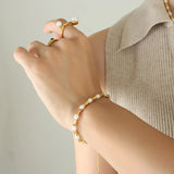 18K Vintage Freshwater Pearl Waist Jewelry Set