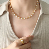18K Vintage Freshwater Pearl Waist Jewelry Set