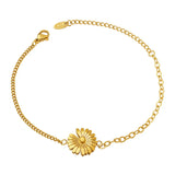 Retro Daisy Chain Bracelet - Unique Bangle Jewelry