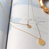 18K Queen Elizabeth Portrait Necklace Pendant With Bead Sweater Chain