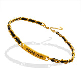 Punk Leather Rope Chain Collar Necklace Choker