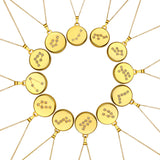 18K Constellation Pendant Necklace for Lover Jewelry
