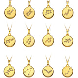 18K Constellation Pendant Necklace for Lover Jewelry