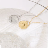 Vintage Bird and Fish Double Side Clavicle Chain Pendant Necklace Charm