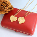 Vintage Heart Clavicle Pendant Necklace for Women