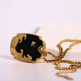 Vintage Light Petrel Sweater Chain Pendant Necklace