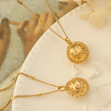 Vintage Planet Clavicle Chain Necklace Pendant