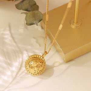 Vintage Planet Clavicle Chain Necklace Pendant