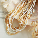 Vintage Stacked Yellow Shell Choker Necklace