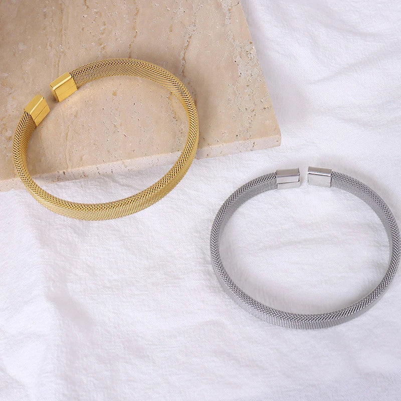 Vintage Woven Open Bracelet Bangles Wrap Bracelet Jewelry