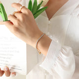 Colorful Micro Pave Zircon Wrap Bracelet Bangle