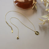 18K Rose Flower Clavicle Necklace Pendant for Women