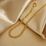 18k Classic Chain Women Bracelet Bangle Hip Hop Link Chain Bracelet