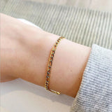 18k Classic Chain Women Bracelet Bangle Hip Hop Link Chain Bracelet