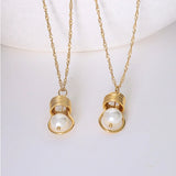 18k Freshwater Pearl Bulb Pendant Necklace for Women