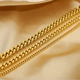 18k Chunky Hip Hop Cuban Anklet Summer Foot Bracelet