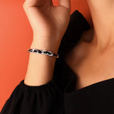 18k Leather Rope Chain Bracelet Bangles Personalized Woven Bracelet