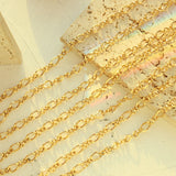 18k Geometric Twist Bracelet Necklace Set
