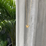 Hollow Heart Pendant Necklace Long Chain Clavicle Jewelry Gift