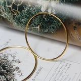 18k Minimalist Cuff Bracelets Unisex Pulseras Couple Jewelry