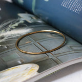 18k Minimalist Cuff Bracelets Unisex Pulseras Couple Jewelry