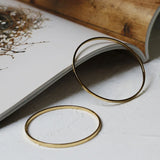 18k Minimalist Cuff Bracelets Unisex Pulseras Couple Jewelry