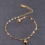 Minimalist Lips Chain Anklet Bracelet for Women