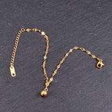 Minimalist Lips Chain Anklet Bracelet for Women
