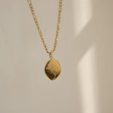 Hand Drawn Lines Flowers Necklace For Female Bijoux Jewelry