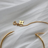 18k Tassel Chain Open Bracelet Bangle Cuff for Female Jewelry