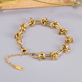 18k Thorns Wire Men Bangle Bracelet Geometric Open Cuff