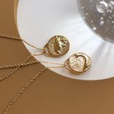 Whale Bird Double Sided Clavicle Necklace Circle Charm Choker Love...