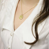 Whale Bird Double Sided Clavicle Necklace Circle Charm Choker Love...