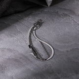 925 Silver Double Layered Snake Bone Clavicle Chain Necklace Choker