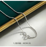 925 Sterling Silver Basic Chain for Necklace Jewelry