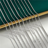 925 Sterling Silver Basic Chain for Necklace Jewelry
