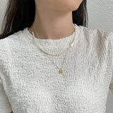 Women's 925 Silver Pearl Choker Necklace