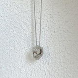925 Silver Circle Necklace Minimalist Boho Collar