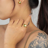 925 Silver Love Clavicle Chain Necklace Set