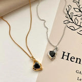 925 Silver Zircon Necklace Pendant Personality Jewelry
