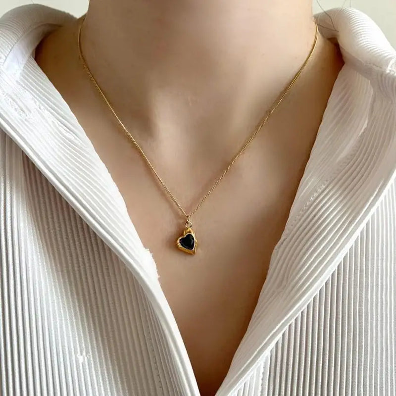 925 Silver Zircon Necklace Pendant Personality Jewelry