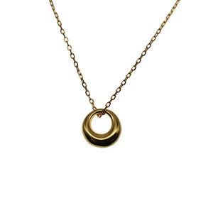 925 Silver Light Ring Couple Necklace Pendant Clavicle Chain