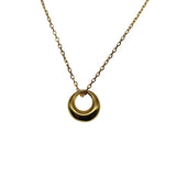 925 Silver Light Ring Couple Necklace Pendant Clavicle Chain