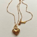 925 Silver Twist Love Heart Necklace Pendant Couple Jewelry