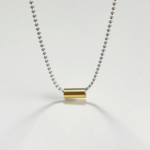 925 Silver Tube Bead Chain Necklace Clavicle Chain Jewelry