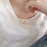 925 Silver Sunflower Necklace French Jewelry