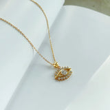 925 Silver Evil Eye Necklace Pendant Zircon Crystal Evil Eye Pendant