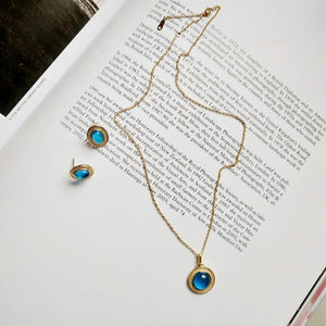 925 Sterling Silver Angel Magic Crystal Necklace for Women