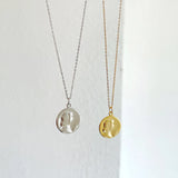 925 Silver Coin Pendant Necklace Bohemian Clavicle Jewelry